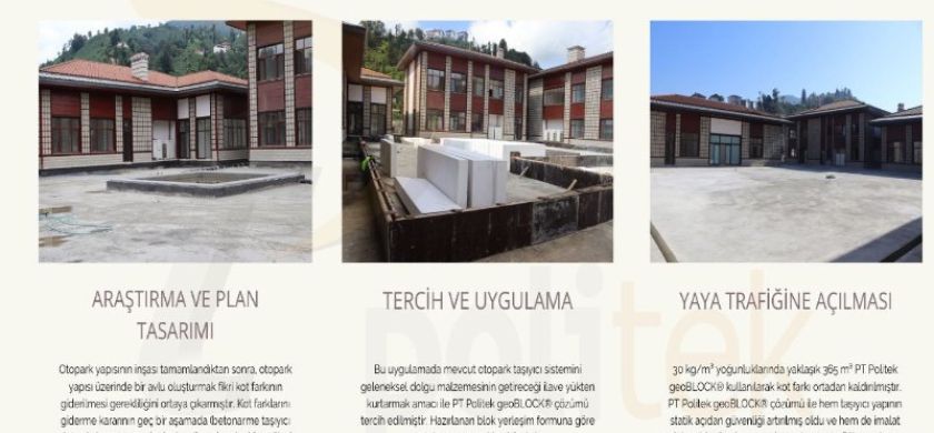 PT Politek geoBLOCK® Uygulamaları